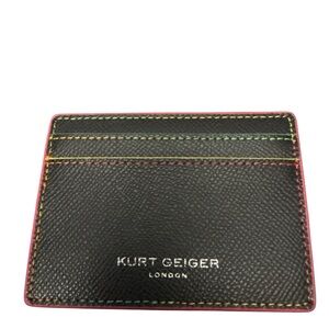 Kurt Geiger Black Card Holder - Neon